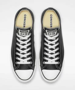Unisex Converse Chuck Taylor All Star Leather Shoes Black BLACK -converse outlet shop 132174C F 107X1 104223e8 a020 492e a833 36471a6ac578