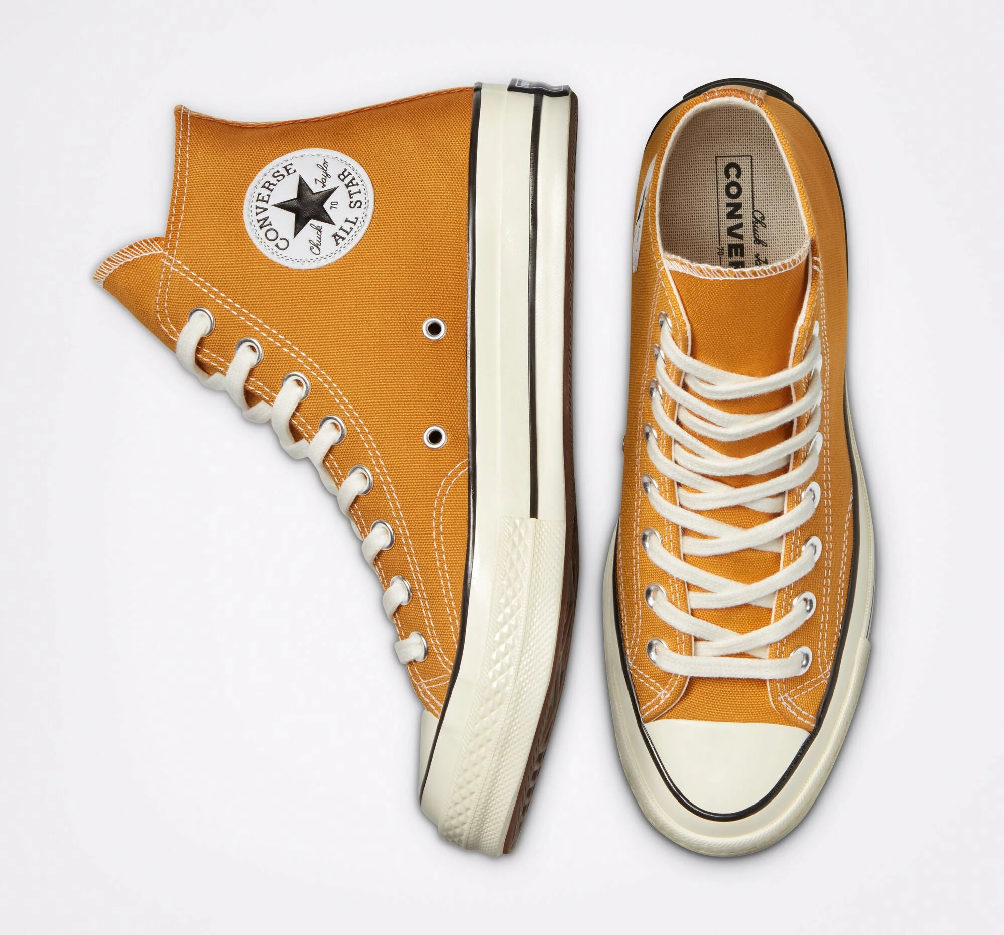 Unisex Converse Chuck 70 High Top Sunflower YELLOW 5 Unisex Converse Chuck 70 High Top Sunflower YELLOW - Image 5