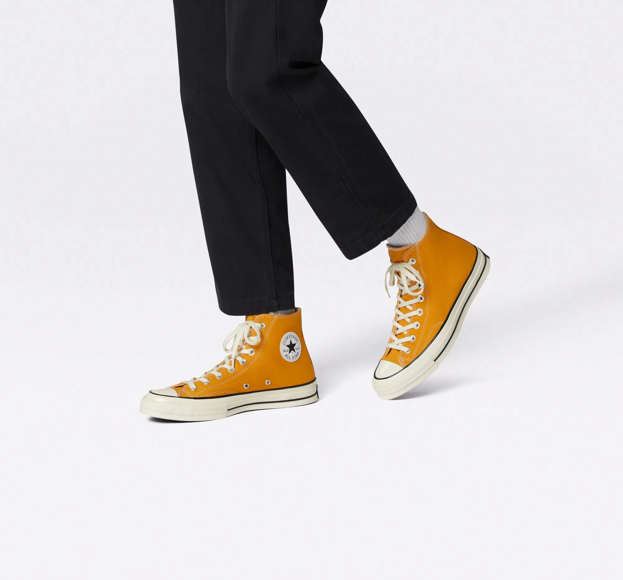 Unisex Converse Chuck 70 High Top Sunflower YELLOW 9 Unisex Converse Chuck 70 High Top Sunflower YELLOW - Image 9