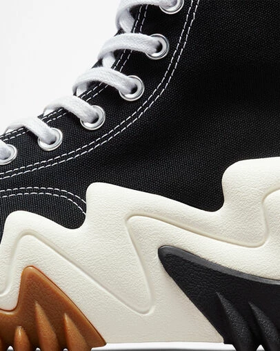 Unisex Converse Run Star Motion CX Platform Shoes Black BLACK 8 Unisex Converse Run Star Motion CX Platform Shoes Black BLACK - Image 8