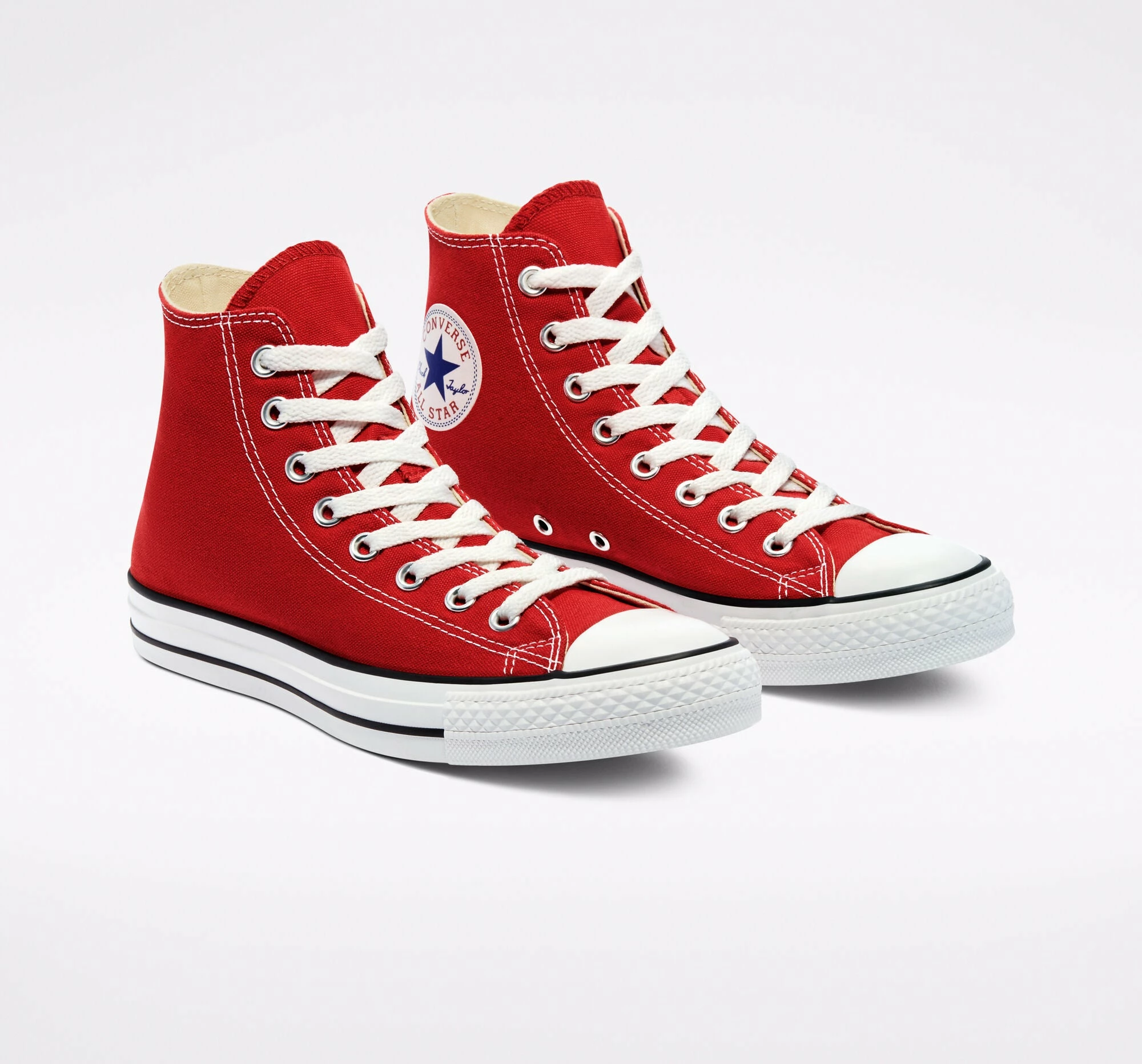 Unisex Converse Chuck Taylor All Star Hi Shoe Red RED 4 Unisex Converse Chuck Taylor All Star Hi Shoe Red RED - Image 4