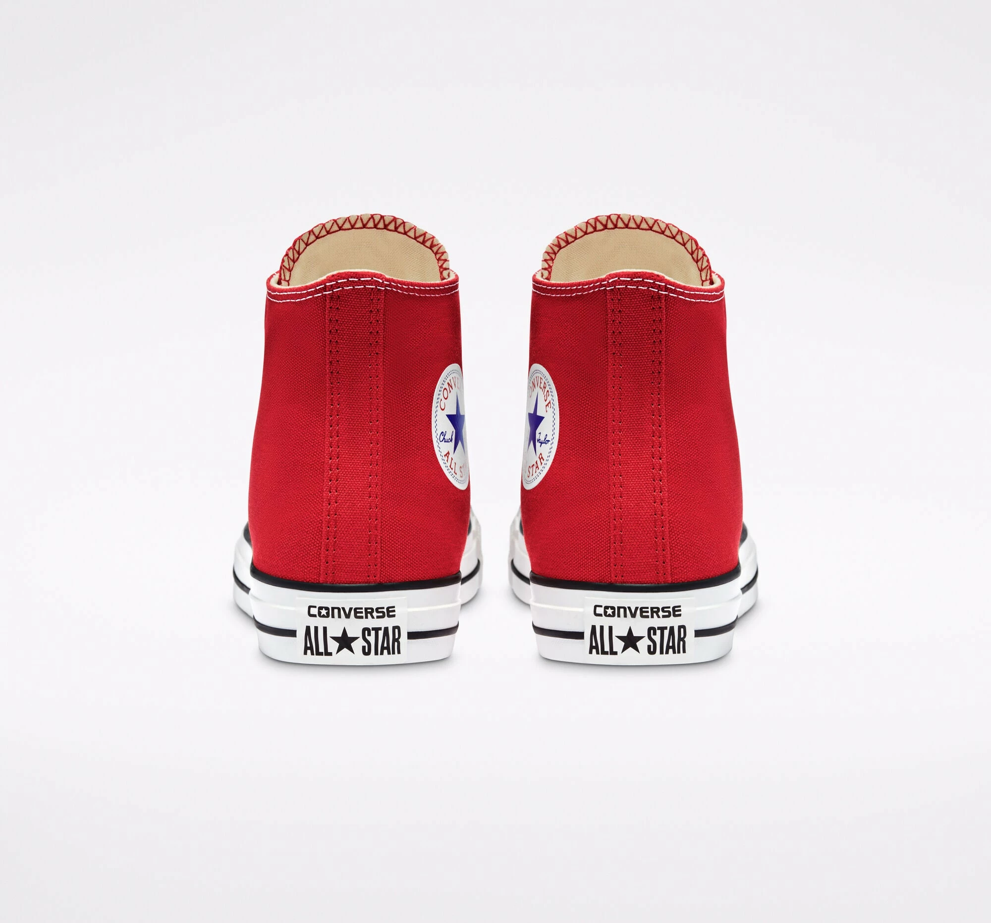 Unisex Converse Chuck Taylor All Star Hi Shoe Red RED 6 Unisex Converse Chuck Taylor All Star Hi Shoe Red RED - Image 6