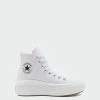 Women's Converse Chuck Taylor All Star Move Hi Shoes White WHITE