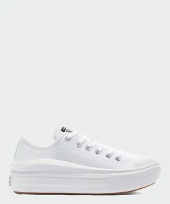 converse outlet shop 22 Women's Converse Chuck Taylor All Star Move Low Shoes White WHITE