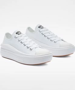 Women's Converse Chuck Taylor All Star Move Low Shoes White WHITE -converse outlet shop 570257C D 107X1 d3a56b0d a845 46cd 84ed dcd20f8f0509