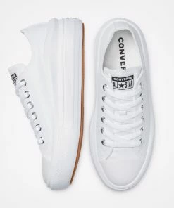 Women's Converse Chuck Taylor All Star Move Low Shoes White WHITE -converse outlet shop 570257C E 107X1 1e38d189 8058 447c a2ef 86ffd7819df5