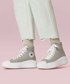 Women's Converse Chuck Taylor All Star Move Platform Shoes Slate Sage GREEN -converse outlet shop A00562C J 107X1 358b4317 a50f 4bb9 a4a0 1234147f13ad