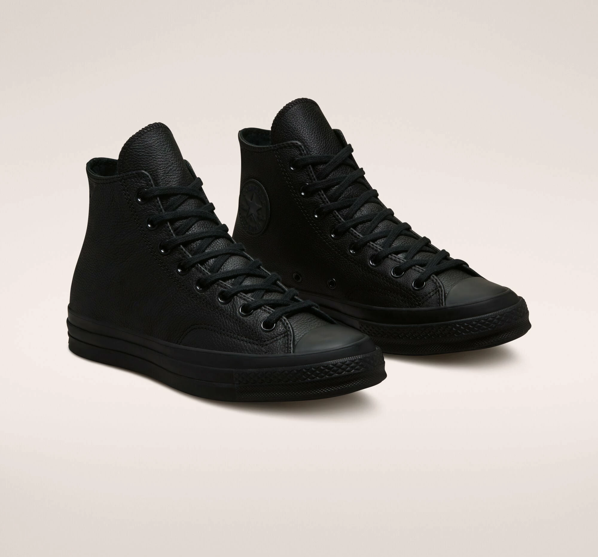 Unisex Converse Chuck 70 Tonal Leather Black BLACK 4 Unisex Converse Chuck 70 Tonal Leather Black BLACK - Image 4