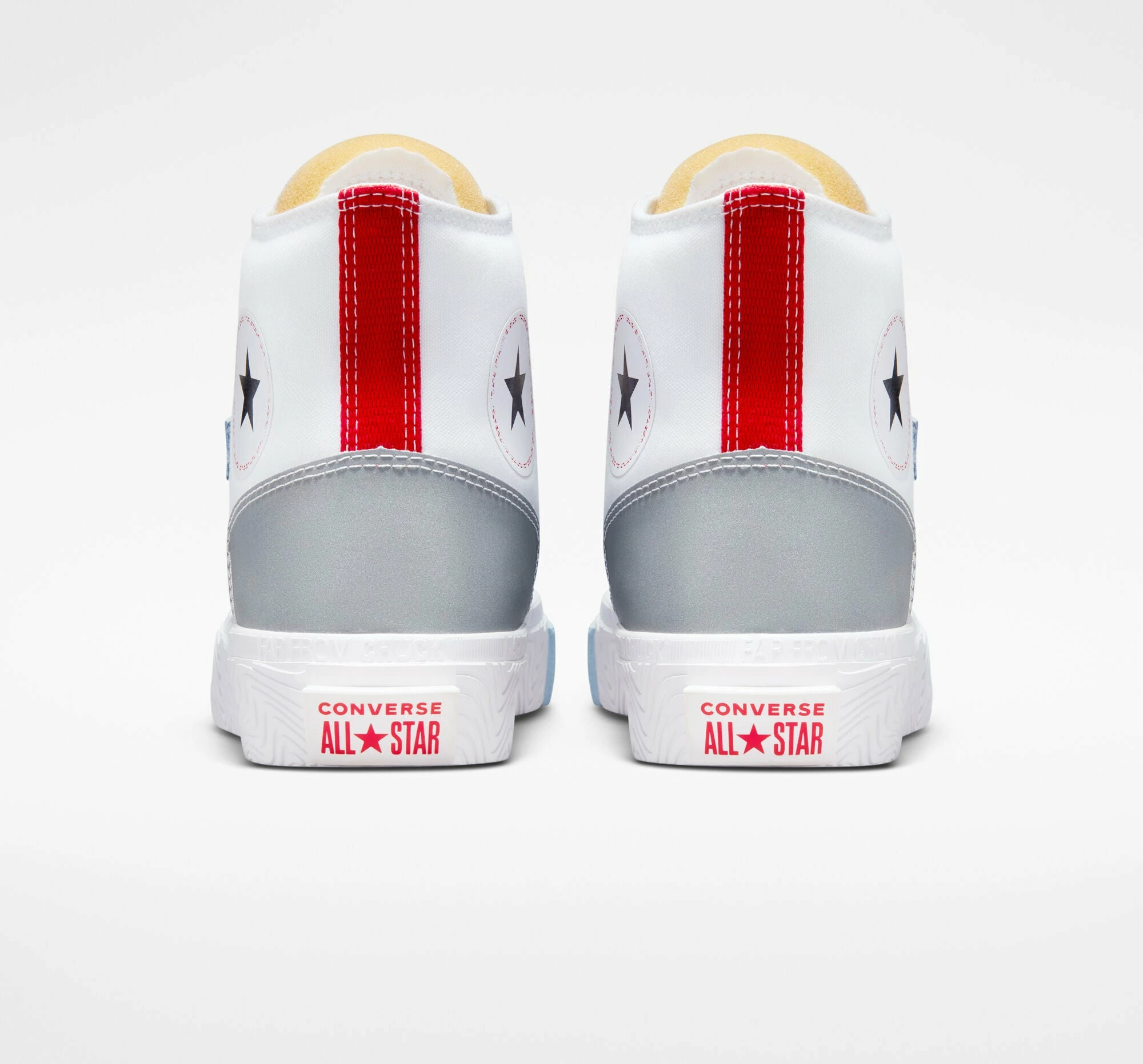 Unisex Converse Chuck Taylor Alt Star Reflective Shine Shoes White WHITE 5 Unisex Converse Chuck Taylor Alt Star Reflective Shine Shoes White WHITE - Image 5