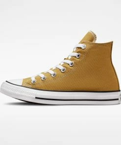 Unisex Converse Chuck Taylor All Star Hi Shoes Burnt Honey YELLOW -converse outlet shop A02785C C 107X1 79a69c60 fe27 447a 8098 b1afdef887b1