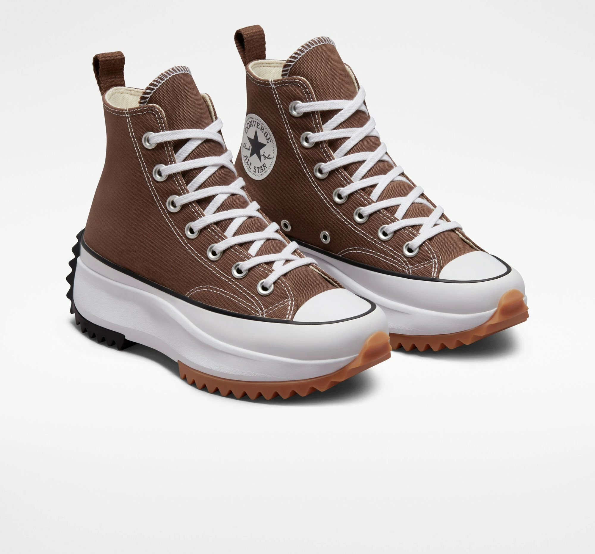 Unisex Converse Run Star Hike Platform Shoes Squirrel Friend BROWN 4 Unisex Converse Run Star Hike Platform Shoes Squirrel Friend BROWN - Image 4