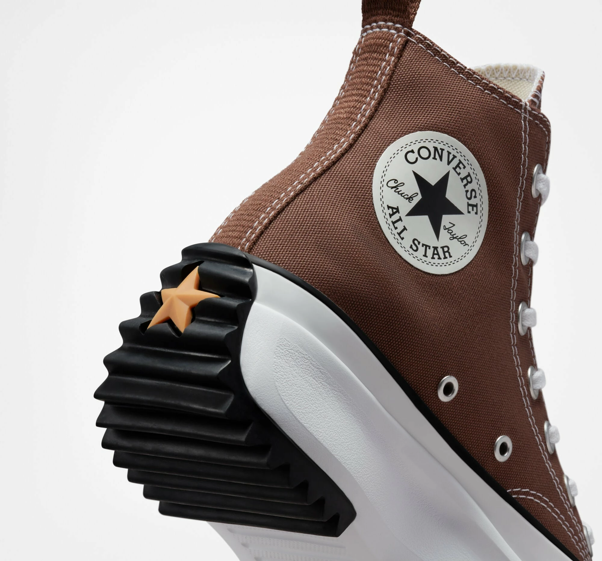 Unisex Converse Run Star Hike Platform Shoes Squirrel Friend BROWN 7 Unisex Converse Run Star Hike Platform Shoes Squirrel Friend BROWN - Image 7