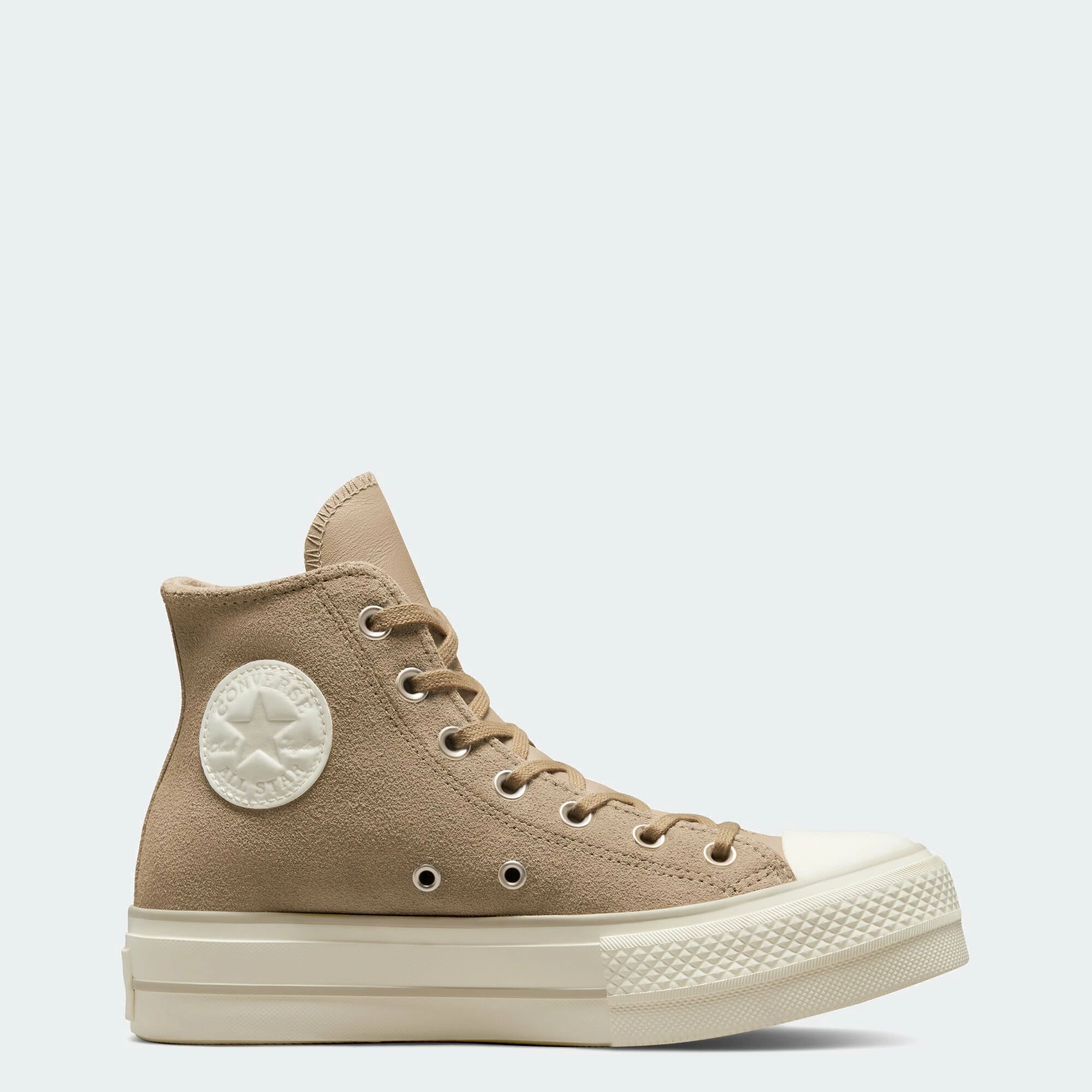 Women's Converse Chuck Taylor All Star Lift Platform Suede Nomad Khaki KHAKI 1 Women's Converse Chuck Taylor All Star Lift Platform Suede Nomad Khaki KHAKI