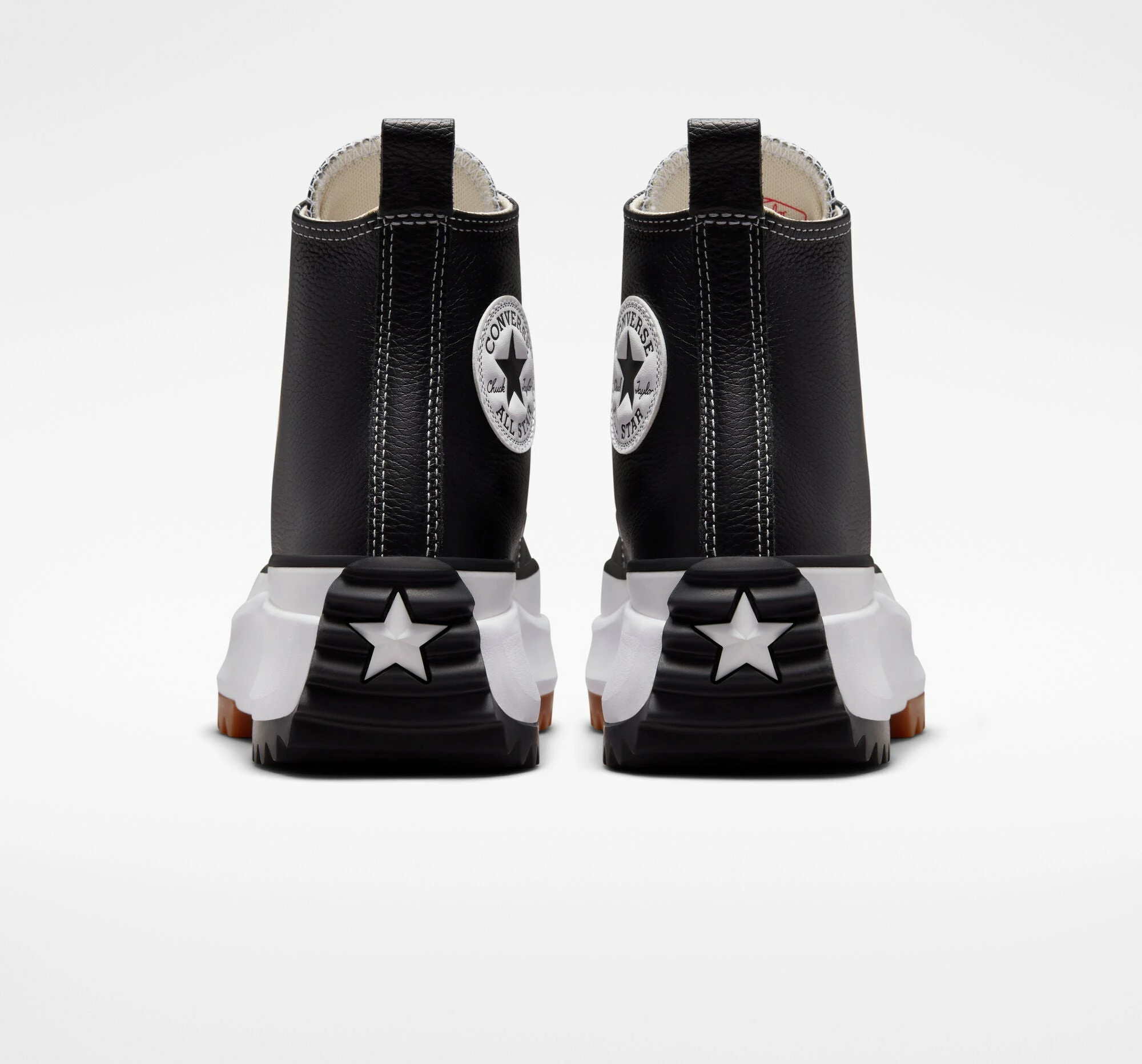 Unisex Converse Run Star Hike Platform Leather Shoes Black BLACK 6 Unisex Converse Run Star Hike Platform Leather Shoes Black BLACK - Image 6