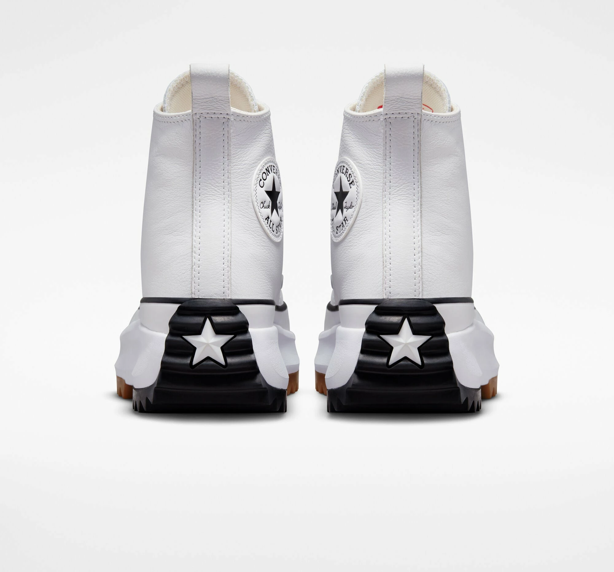 Unisex Converse Run Star Hike Platform Leather Shoes White WHITE 6 Unisex Converse Run Star Hike Platform Leather Shoes White WHITE - Image 6