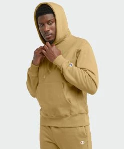 Men's Champion Life Reverse Weave Hoodie Sandrock BEIGE