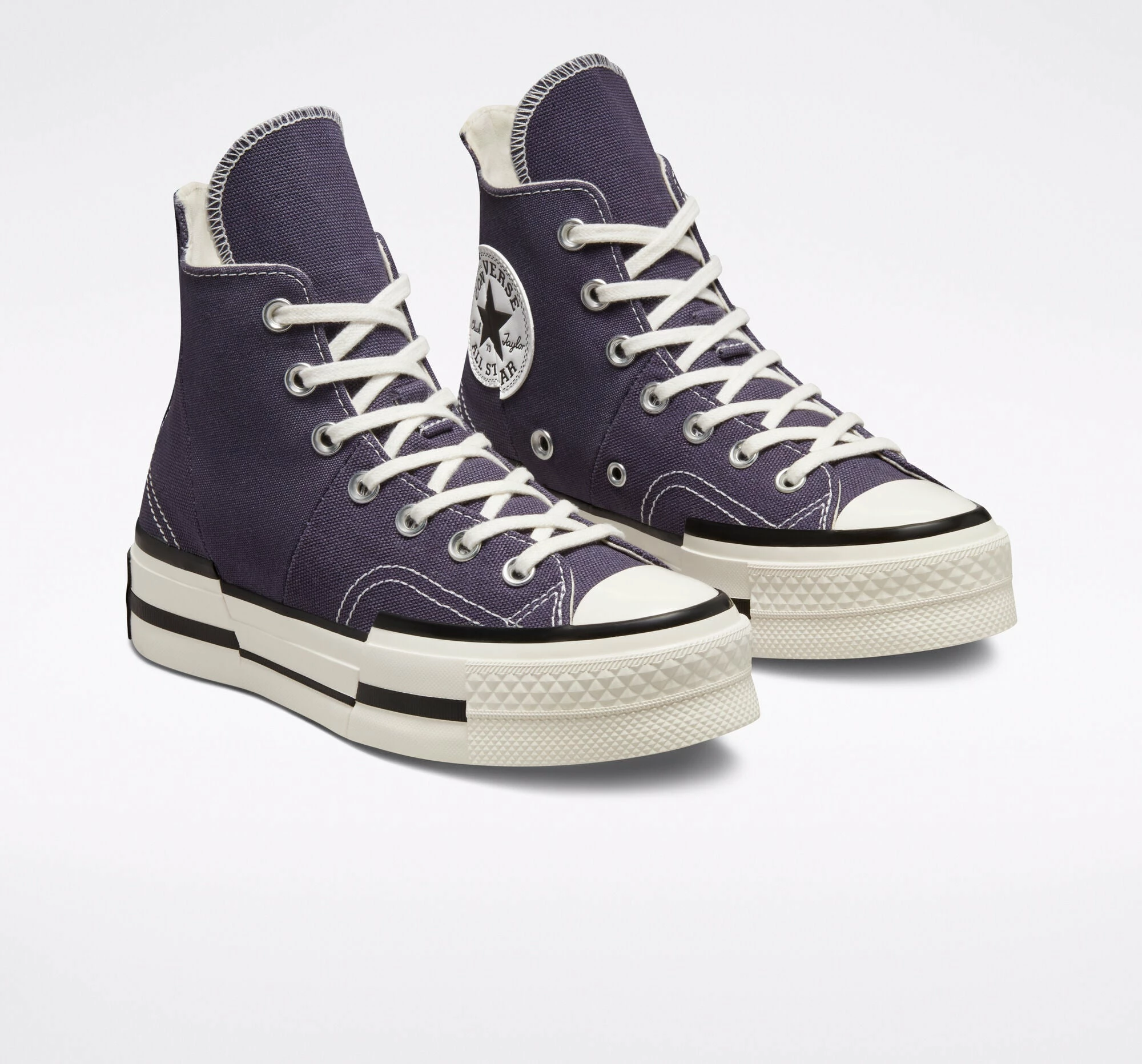 Unisex Converse Chuck 70 Plus Shoes Dark Raisin PURPLE 5 Unisex Converse Chuck 70 Plus Shoes Dark Raisin PURPLE - Image 5