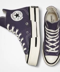 Unisex Converse Chuck 70 Plus Shoes Dark Raisin PURPLE 13 Unisex Converse Chuck 70 Plus Shoes Dark Raisin PURPLE -converse outlet shop ConverseChuck70PlusHIEgretRasinBlack A00866C 5