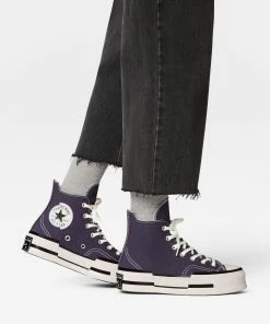 Unisex Converse Chuck 70 Plus Shoes Dark Raisin PURPLE 15 Unisex Converse Chuck 70 Plus Shoes Dark Raisin PURPLE -converse outlet shop ConverseChuck70PlusHIEgretRasinBlack A00866C 8