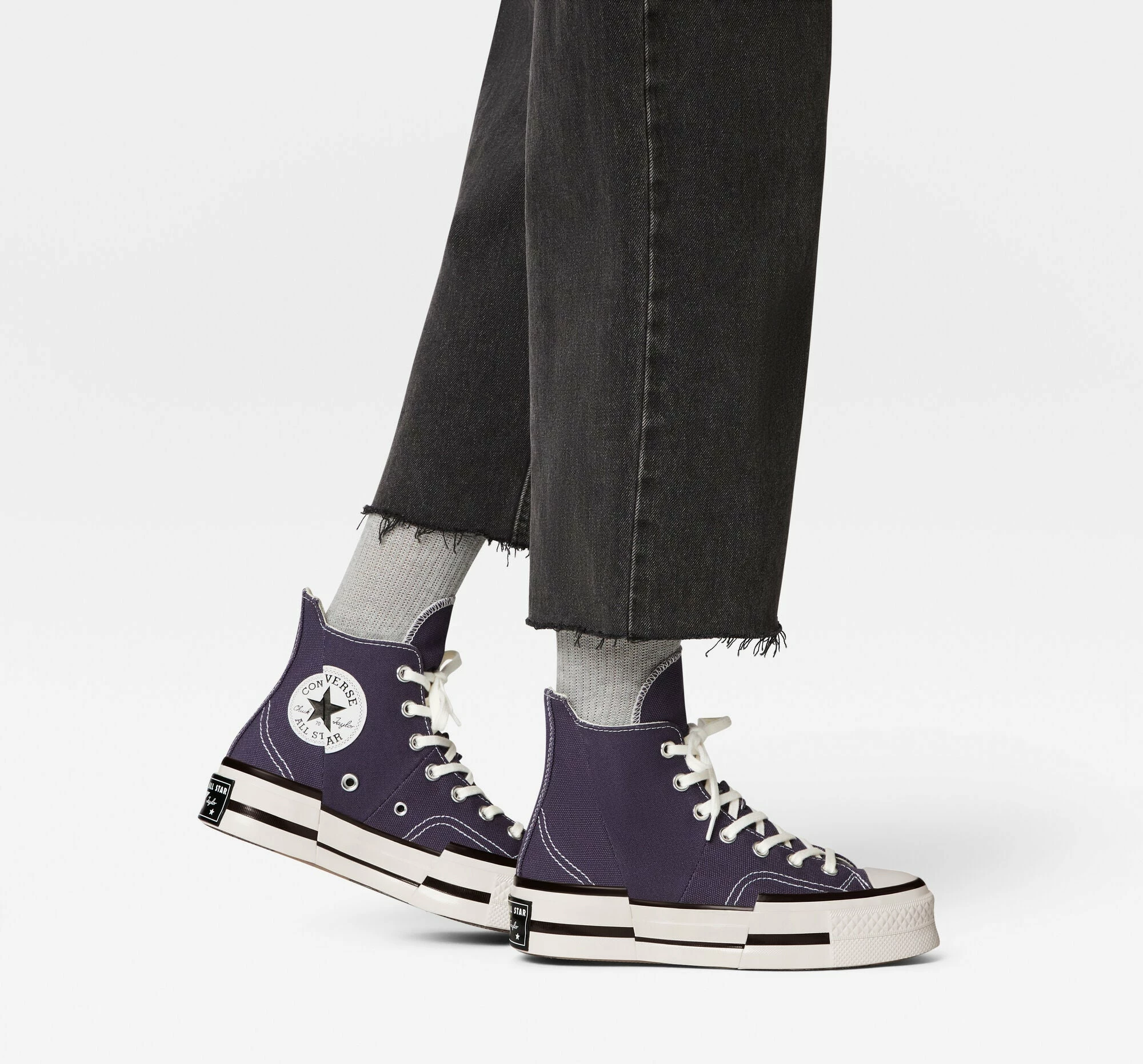 Unisex Converse Chuck 70 Plus Shoes Dark Raisin PURPLE 8 Unisex Converse Chuck 70 Plus Shoes Dark Raisin PURPLE - Image 8