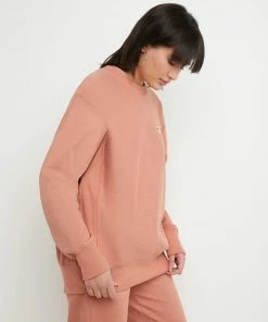 Women's Champion Reverse Weave Boyfriend Crew Timeless Coral ORANGE 7 Women's Champion Reverse Weave Boyfriend Crew Timeless Coral ORANGE -converse outlet shop HNS GF569549302 TimelessCoral Detail01