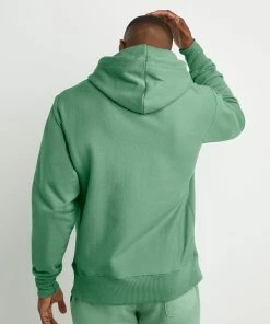 Men's Champion Life Reverse Weave Hoodie Native Fern Green GREEN -converse outlet shop HNS GF68Y06145 NativeFernGreen Back 23d0a1d6 8330 4360 831c 8a85eb57f421