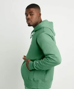 Men's Champion Life Reverse Weave Hoodie Native Fern Green GREEN -converse outlet shop HNS GF68Y06145 NativeFernGreen Side 120ee443 598a 4043 a4b2 67cd262118e1