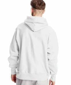 Men's Champion Life Reverse Weave Hoodie White WHITE -converse outlet shop HNS GF68Y06145 White Back