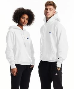 Men's Champion Life Reverse Weave Hoodie White WHITE -converse outlet shop HNS GF68Y06145 White Coed