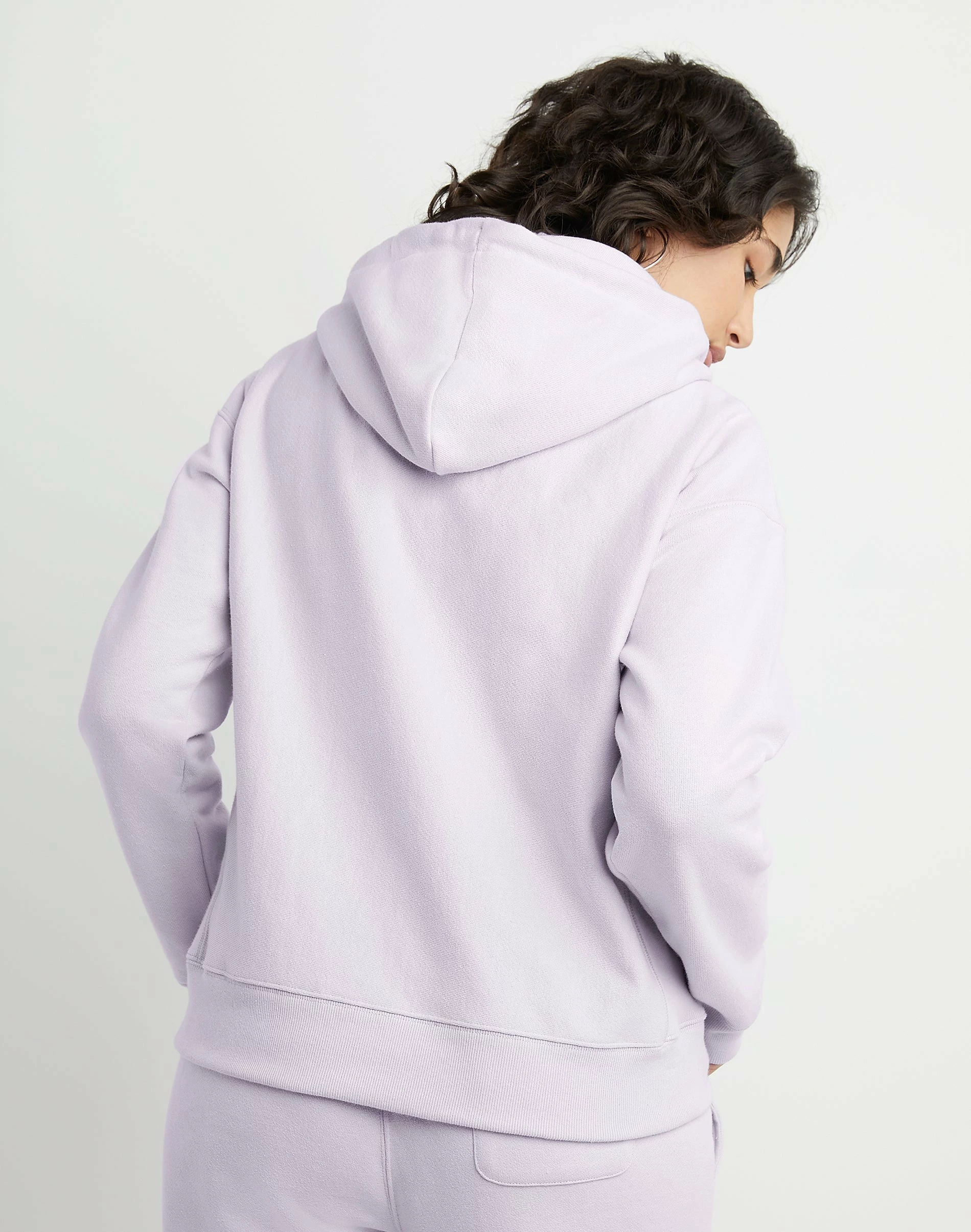 Women's Champion RW Hoodie C Logo Urban Lilac PURPLE 3 Women's Champion RW Hoodie C Logo Urban Lilac PURPLE - Image 3