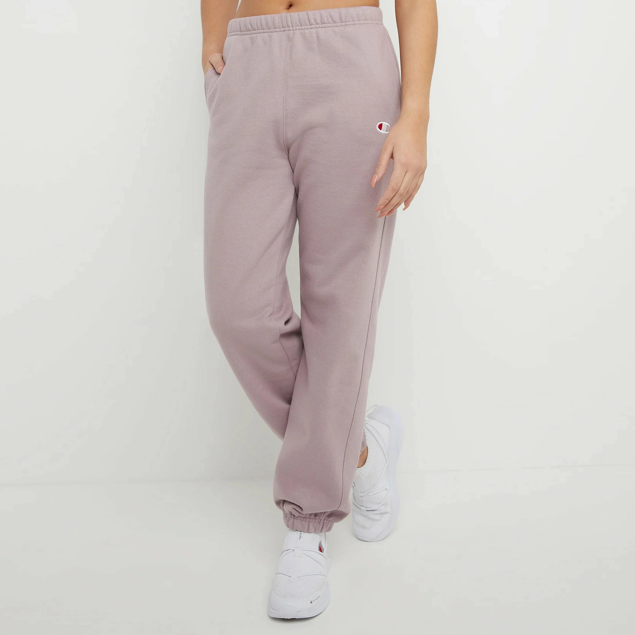 Women's Champion Reverse Weave Boyfriend Sweatpants Vintage Mauve PURPLE