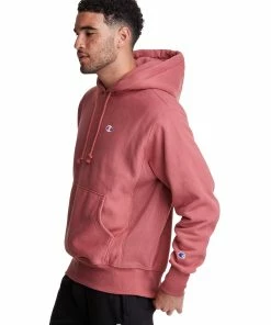Men's Champion Life Reverse Weave Hoodie Sandalwood Red RED -converse outlet shop HNS S2974549967 SandalwoodRed Side 502852ac 916b 4d4b af20 4c4e072e024b