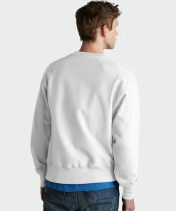 Men's Champion Life Reverse Weave Crew White WHITE -converse outlet shop Men s Champion Life Reverse Weave Crew White GF70Y06145WHC 05