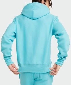 Men's Champion Life Reverse Weave Hoodie Aquarelle Blue BLUE 5 Men's Champion Life Reverse Weave Hoodie Aquarelle Blue BLUE -converse outlet shop Men s Champion Life Reverse Weave Hoodie Aquarelle Blue GF68Y06145WXR 01