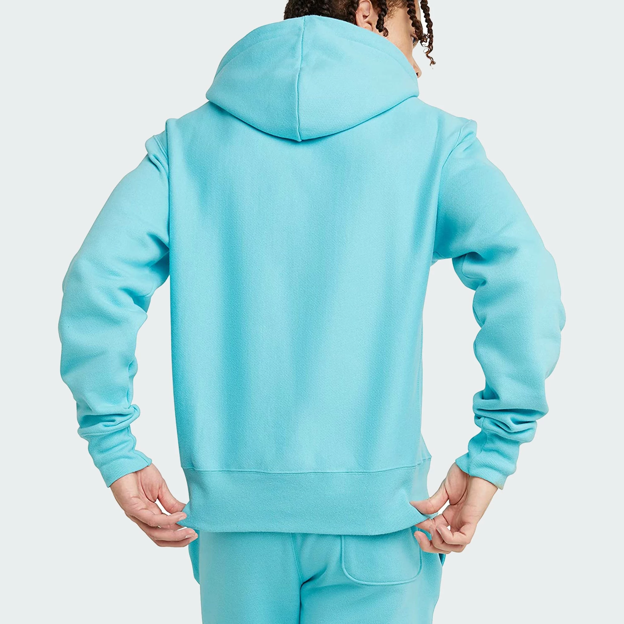 Men's Champion Life Reverse Weave Hoodie Aquarelle Blue BLUE 3 Men's Champion Life Reverse Weave Hoodie Aquarelle Blue BLUE - Image 3