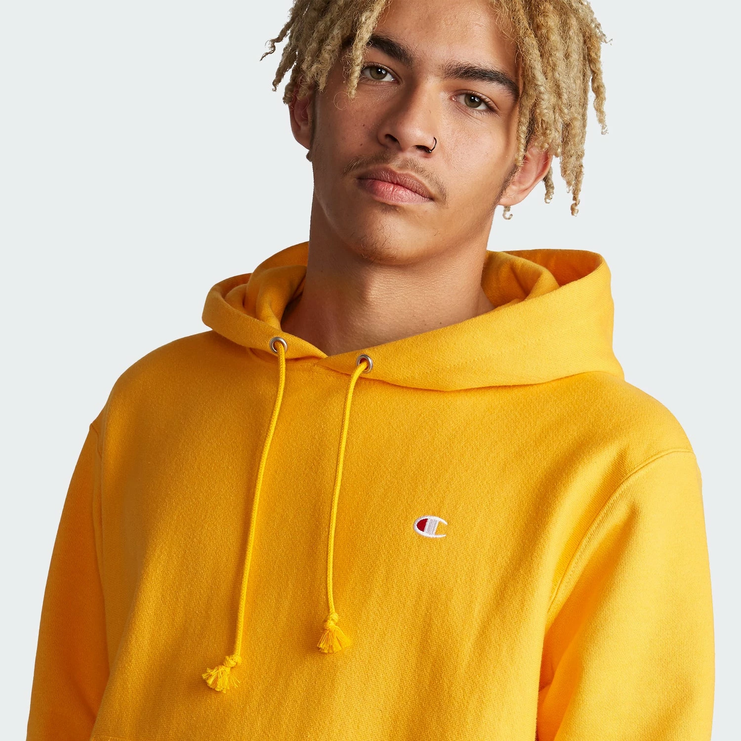 Men's Champion Life Reverse Weave Hoodie C Gold GOLD 4 Men's Champion Life Reverse Weave Hoodie C Gold GOLD - Image 4