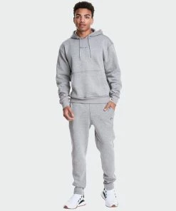 Men's Champion Life Tech Weave Hoodie Oxford Grey GRAY -converse outlet shop Men s Champion Life Tech Weave Hoodie Oxford Grey S593455865806 03