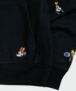 Men's Champion Reverse Weave Disney Hoodie Black BLACK -converse outlet shop Men s Champion Reverse Weave Disney Hoodie Black S2974592155003 03