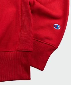 Men's Champion Reverse Weave Mickey Mouse Crew Sweatshirt Red RED 7 Men's Champion Reverse Weave Mickey Mouse Crew Sweatshirt Red RED -converse outlet shop Men s Champion Reverse Weave Mickey Mouse Crew Sweatshirt Red S2973592165040 03