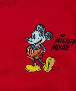 Men's Champion Reverse Weave Mickey Mouse Crew Sweatshirt Red RED 8 Men's Champion Reverse Weave Mickey Mouse Crew Sweatshirt Red RED -converse outlet shop Men s Champion Reverse Weave Mickey Mouse Crew Sweatshirt Red S2973592165040 04