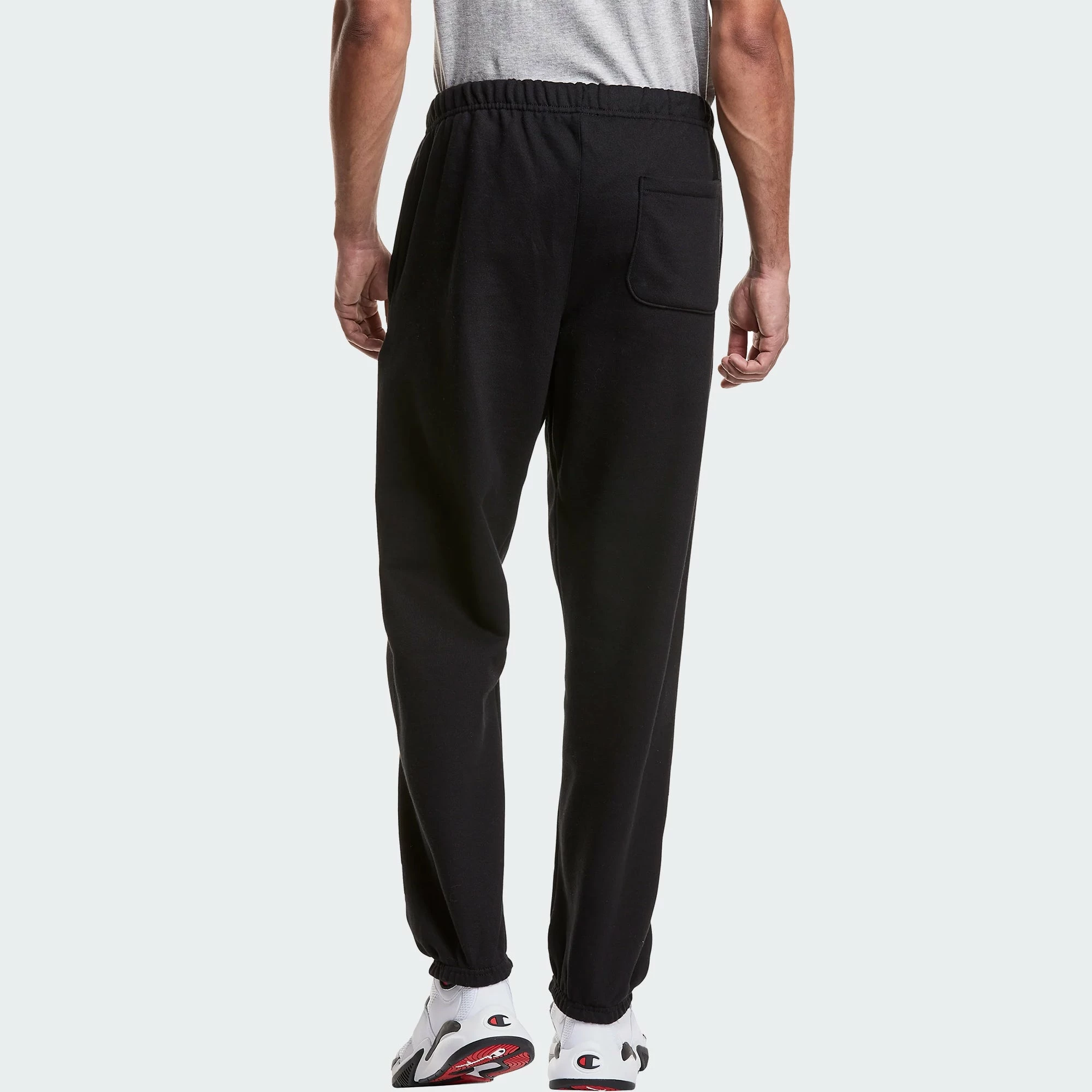Men's Champion Reverse Weave Pants Black BEIGE 5 Men's Champion Reverse Weave Pants Black BEIGE - Image 5