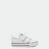 Toddler Converse Chuck Taylor All Star Easy-On Leather Shoes White WHITE