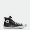 Unisex Converse Chuck Taylor All Star Leather Hi Shoes Black BLACK