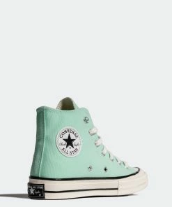 Unisex Converse Canvas Chuck 70 High Top Prism Green GREEN -converse outlet shop Unisex Converse Canvas Chuck 70 High Top Prism Green A00748C 04