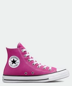 Unisex Converse Chuck Taylor All Star Hi Shoes Active Fuchsia PINK