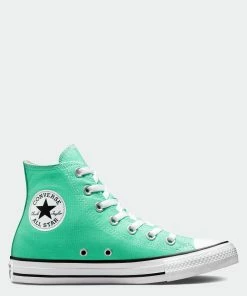 Unisex Converse Chuck Taylor All Star Hi Shoes Active Cyber Teal GREEN