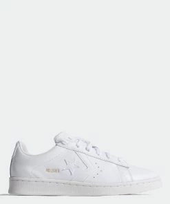 Unisex Converse OG Pro Leather Shoes Triple White WHITE