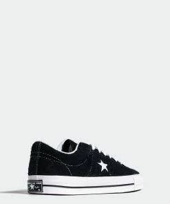 Unisex Converse One Star Low Shoes Black BLACK 6 Unisex Converse One Star Low Shoes Black BLACK -converse outlet shop Unisex Converse One Star Low Shoes Black 171587C 03