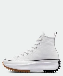 Unisex Converse Run Star Hike Platform Leather Shoes White WHITE 9 Unisex Converse Run Star Hike Platform Leather Shoes White WHITE -converse outlet shop Unisex Converse Run Star Hike Platform Leather Shoes White a04293c 03