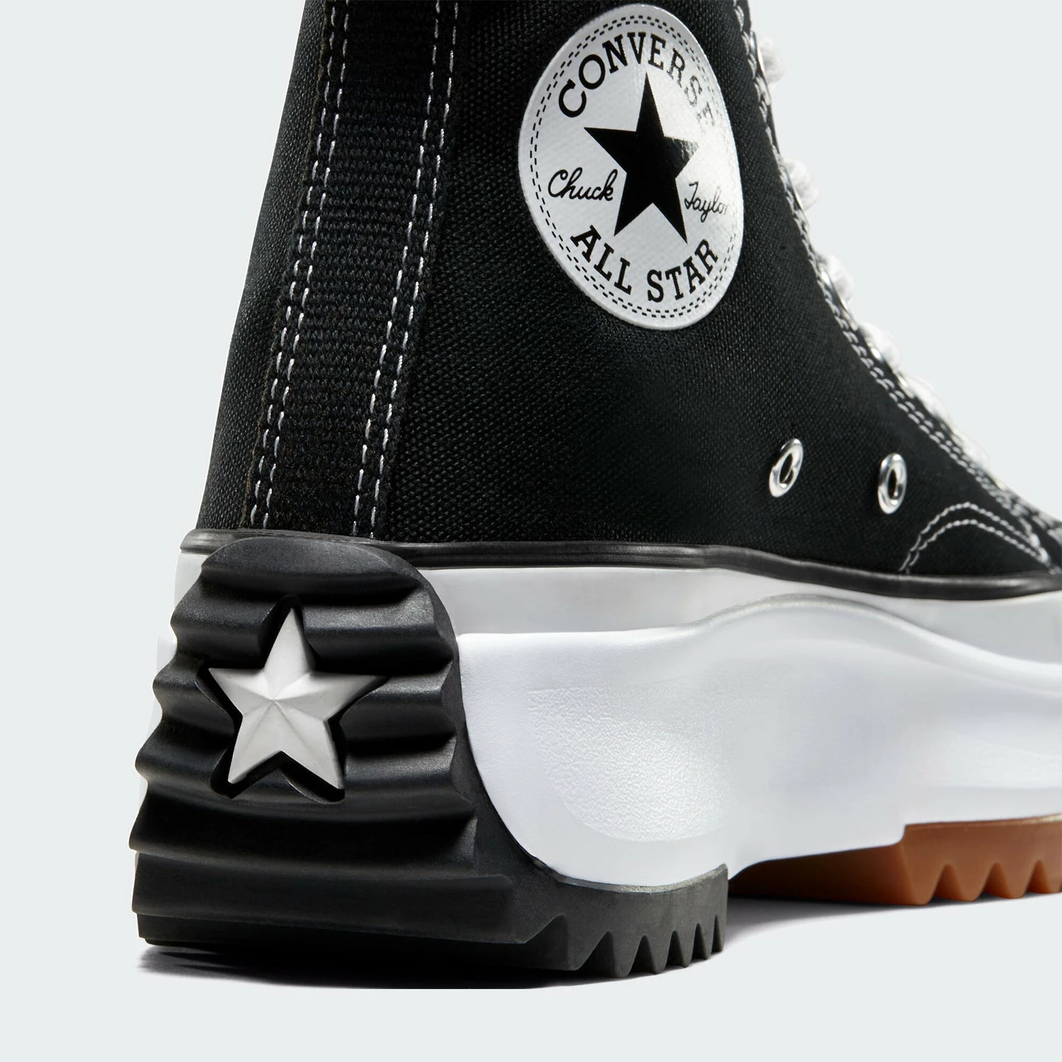 Unisex Converse Run Star Hike Platform Shoes Black BLACK 7 Unisex Converse Run Star Hike Platform Shoes Black BLACK - Image 7